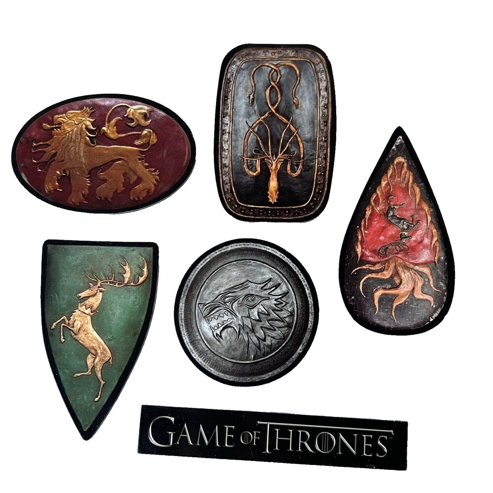 Games of Thrones House Crest 6 Magnet Set